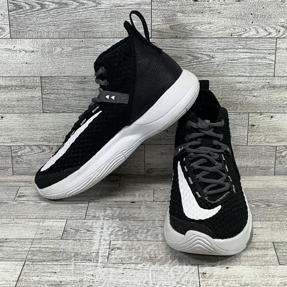 Nike Zoom Rize Team Black Black White Gray BQ5468-001 Men Size 7‎